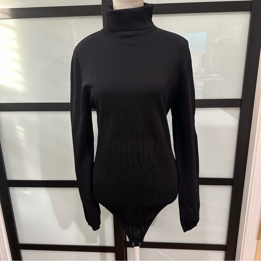 Plus Size Sweater-Knit Bodysuit size1X